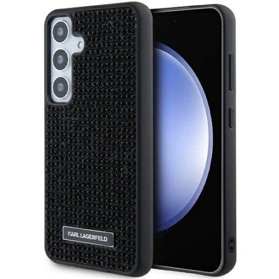 Karl Lagerfeld Rhinestone Metal Logo case for Samsung Galaxy S24+ - black Karl Lagerfeld Rhinestone Metal Logo case for Samsung Galaxy S24+ - black
