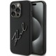 Karl Lagerfeld Silicone Karl Script case for iPhone 15 Pro - black Karl Lagerfeld Silicone Karl Script case for iPhone 15 Pro - black
