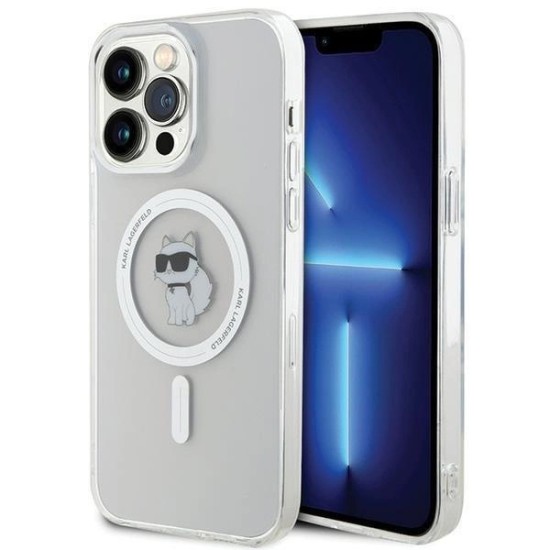 Karl Lagerfeld IML Choupette MagSafe case for iPhone 15 Pro Max - transparent Karl Lagerfeld IML Choupette MagSafe case for iPhone 15 Pro Max - transparent