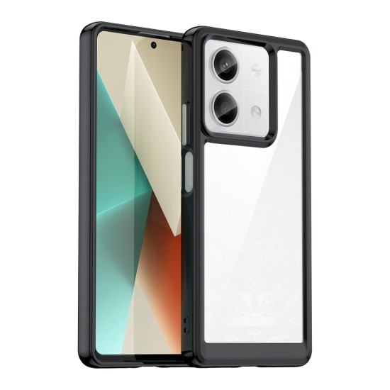 Outer Space Case with gel frame for Xiaomi Redmi Note 13 Pro+ - black Outer Space Case with gel frame for Xiaomi Redmi Note 13 Pro+ - black
