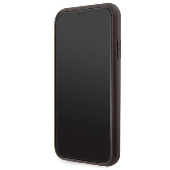 Guess GUHCN61P4TDSCPW Case for iPhone 11 / Xr - Brown Crossbody 4G Metal Logo Guess GUHCN61P4TDSCPW Case for iPhone 11 / Xr - Brown Crossbody 4G Metal Logo