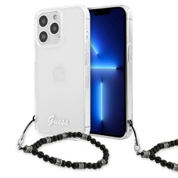 Guess GUHCP13XKPSBK iPhone 13 Pro Max 6.7" Transparent hardcase Black Pearl Guess GUHCP13XKPSBK iPhone 13 Pro Max 6.7" Transparent hardcase Black Pearl