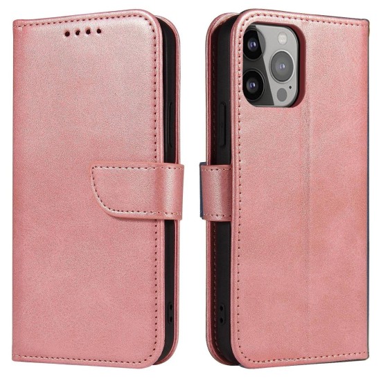 Magnet Case for Samsung S24 Plus with flap and wallet - pink Magnet Case for Samsung S24 Plus with flap and wallet - pink