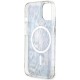 Guess Leopard MagSafe case for iPhone 14 - blue Guess Leopard MagSafe case for iPhone 14 - blue