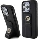 Guess Grip Stand 4G Saffiano Strass case for iPhone 15 Pro Max - black Guess Grip Stand 4G Saffiano Strass case for iPhone 15 Pro Max - black