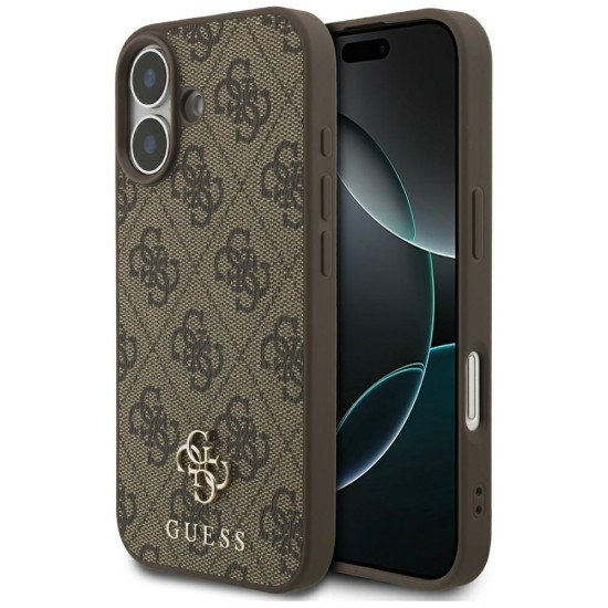 Guess 4G Small Classic Logo MagSafe Case for iPhone 17 - Brown Guess 4G Small Classic Logo MagSafe Case for iPhone 17 - Brown