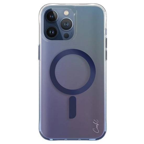 Uniq Coehl Dazze Magnetic Charging case for iPhone 15 Pro - blue Uniq Coehl Dazze Magnetic Charging case for iPhone 15 Pro - blue
