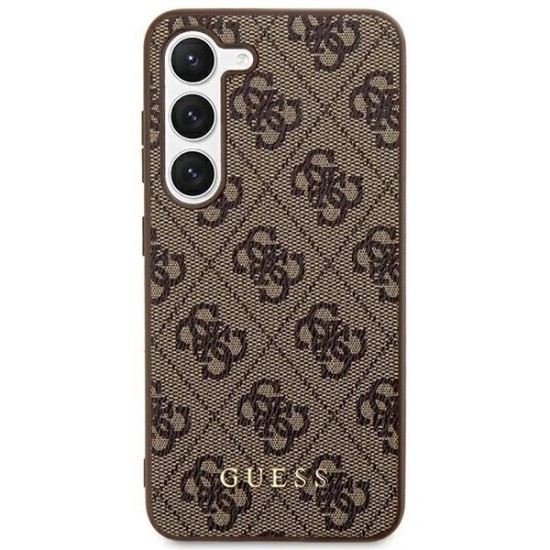 Guess 4G Metal Gold Logo case for Samsung Galaxy S24+ - brown Guess 4G Metal Gold Logo case for Samsung Galaxy S24+ - brown
