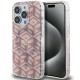 Guess IML GCube MagSafe case for iPhone 15 Pro Max - pink Guess IML GCube MagSafe case for iPhone 15 Pro Max - pink