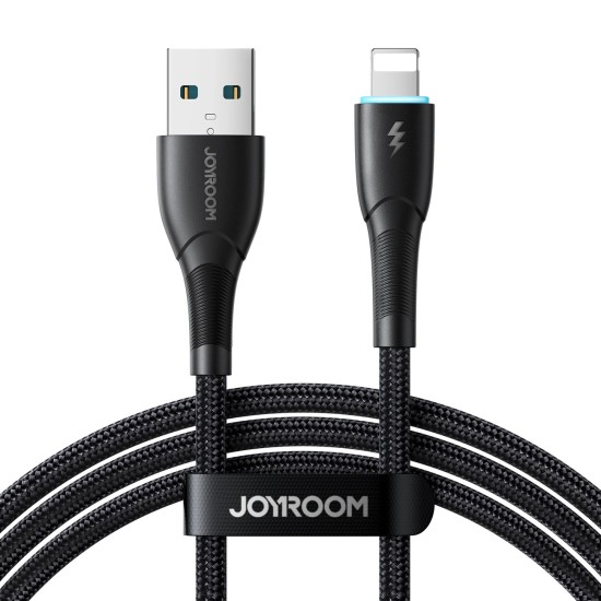 Joyroom Starry Series SA32-AL3 3A USB-A / Lightning cable 1m - black Joyroom Starry Series SA32-AL3 3A USB-A / Lightning cable 1m - black
