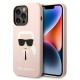 Karl Lagerfeld KLHMP14XSLKHLP iPhone 14 Pro Max 6.7 "hardcase light pink / light pink Silicone Karl`s Head Magsafe Karl Lagerfeld KLHMP14XSLKHLP iPhone 14 Pro Max 6.7 "hardcase light pink / light pink Silicone Karl`s Head Magsafe