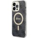 Guess 4G MagSafe case for iPhone 14 Pro Max - black Guess 4G MagSafe case for iPhone 14 Pro Max - black