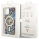Guess Leopard MagSafe case for iPhone 14 - blue Guess Leopard MagSafe case for iPhone 14 - blue