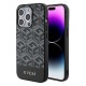 Guess GCube Stripes MagSafe case for iPhone 15 Pro Max - black