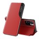 Eco Leather View Case Elegant Flip Cover with Stand Function Poco M4 Pro 5G Red Eco Leather View Case Elegant Flip Cover with Stand Function Poco M4 Pro 5G Red