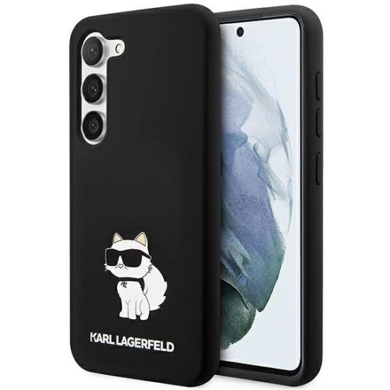 Karl Lagerfeld Silicone Choupette case for Samsung Galaxy S24+ - black Karl Lagerfeld Silicone Choupette case for Samsung Galaxy S24+ - black
