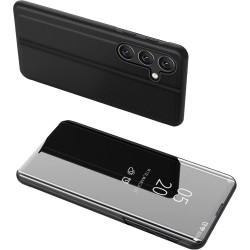 Clear View Case cover for Samsung Galaxy A24 4G flip cover black Clear View Case cover for Samsung Galaxy A24 4G flip cover black