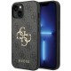 Guess 4G Big Metal Logo iPhone 15 Case - Gray