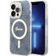 Guess IML 4G MagSafe case for iPhone 15 Pro Max - blue Guess IML 4G MagSafe case for iPhone 15 Pro Max - blue