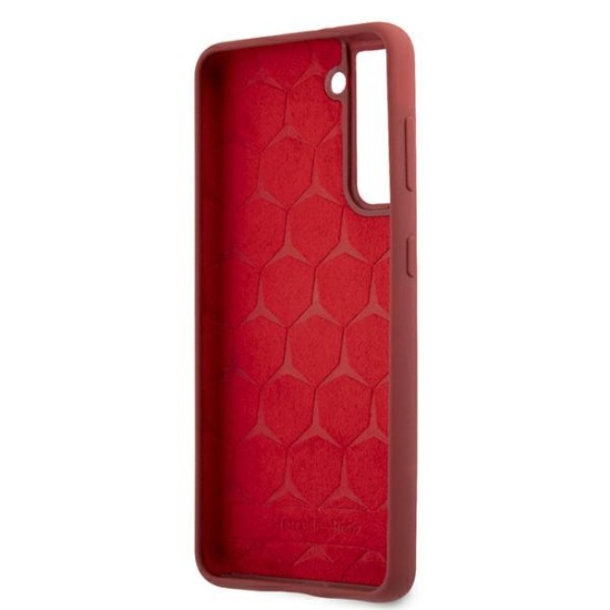 Mercedes Silicone Line Case for Samsung Galaxy S21 - Red Mercedes Silicone Line Case for Samsung Galaxy S21 - Red