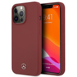 Mercedes Silicone Line Case for iPhone 13 Pro Max - Red