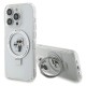 Karl Lagerfeld Ring Stand Karl&amp;Choupette MagSafe case for iPhone 13 Pro / 13 - white
