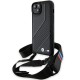 BMW M Edition Carbon Stripe & Strap case for iPhone 15 / 14 / 13 - black BMW M Edition Carbon Stripe & Strap case for iPhone 15 / 14 / 13 - black