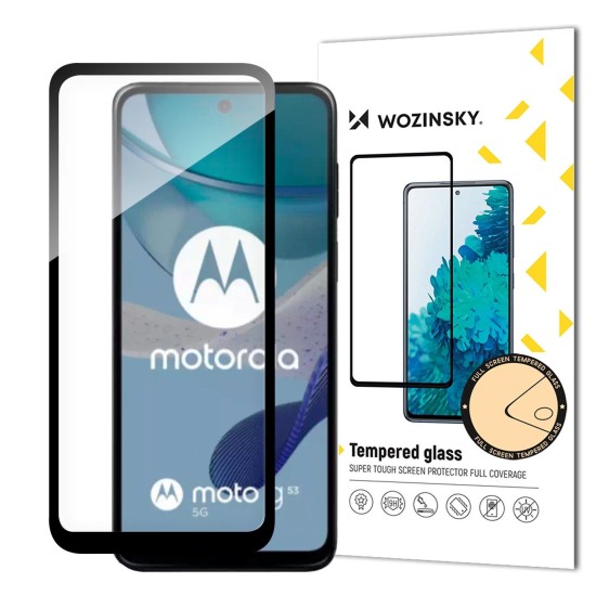Wozinsky Full Glue Tempered Glass for Motorola Moto G53 Wozinsky Full Glue Tempered Glass for Motorola Moto G53