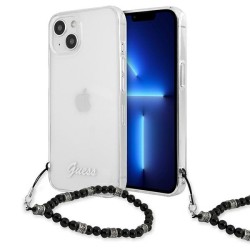 Guess GUHCP13SKPSBK iPhone 13 mini 5.4" Transparent hardcase Black Pearl Guess GUHCP13SKPSBK iPhone 13 mini 5.4" Transparent hardcase Black Pearl