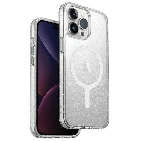Uniq LifePro Xtreme Magclick Charging Case for iPhone 15 Pro Max - Transparent Silver Uniq LifePro Xtreme Magclick Charging Case for iPhone 15 Pro Max - Transparent Silver