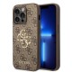 Guess GUHCP15L4GMGBR iPhone 15 Pro 6.1" brown/brown hardcase 4G Big Metal Logo Guess GUHCP15L4GMGBR iPhone 15 Pro 6.1" brown/brown hardcase 4G Big Metal Logo