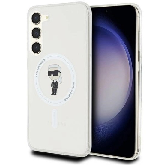 Karl Lagerfeld IML Ikonik MagSafe case for Samsung Galaxy S23+ - transparent Karl Lagerfeld IML Ikonik MagSafe case for Samsung Galaxy S23+ - transparent