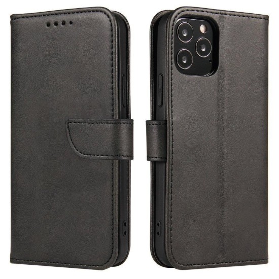 Magnet Case Elegant case cover flip cover with stand function Vivo Y51 2020 / Y51A black Magnet Case Elegant case cover flip cover with stand function Vivo Y51 2020 / Y51A black