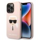 Karl Lagerfeld KLHMP14LSLKHLP iPhone 14 Pro 6.1 "hardcase light pink / light pink Silicone Karl`s Head Magsafe Karl Lagerfeld KLHMP14LSLKHLP iPhone 14 Pro 6.1 "hardcase light pink / light pink Silicone Karl`s Head Magsafe