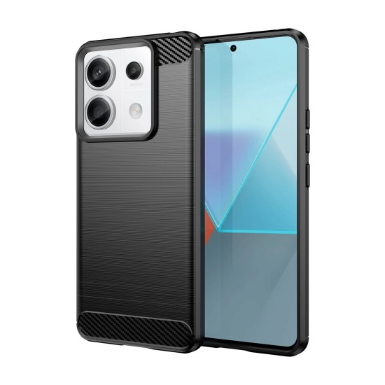 Carbon Case for Xiaomi Redmi Note 13 5G - black Carbon Case for Xiaomi Redmi Note 13 5G - black