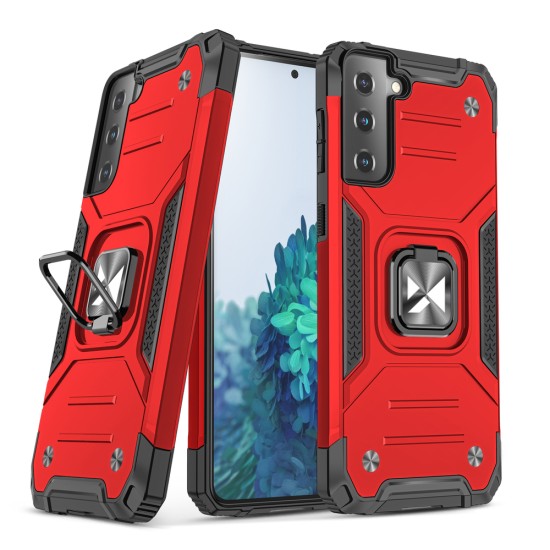 Wozinsky Ring Armor Tough Hybrid Case Cover + Magnetic Mount for Samsung Galaxy S22 + (S22 Plus) Red Wozinsky Ring Armor Tough Hybrid Case Cover + Magnetic Mount for Samsung Galaxy S22 + (S22 Plus) Red