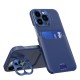 Leather Stand Case for iPhone 14 Pro Max cover card wallet with stand blue Leather Stand Case for iPhone 14 Pro Max cover card wallet with stand blue