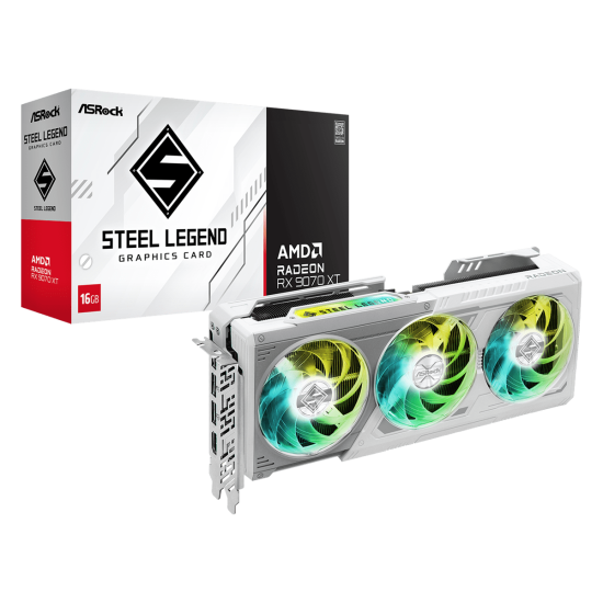 AMD Radeon RX 9070 XT Steel Legend 16GB