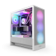 NZXT H5 (2024) Flow RGB Edition ATX Mid Tower Chassis White