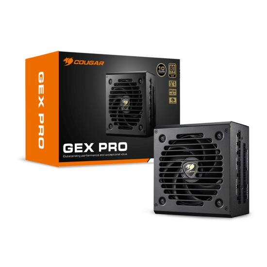 Cougar GEX PRO 850 watt Gold Fully Modular Power Supply Cougar GEX PRO 850 watt Gold Fully Modular Power Supply