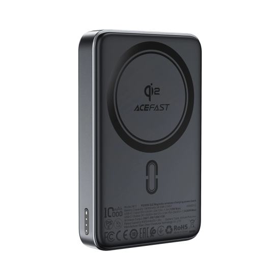 Acefast M11-10000 PD30W Qi2 magnetic wireless charging power bank Acefast M11-10000 PD30W Qi2 magnetic wireless charging power bank