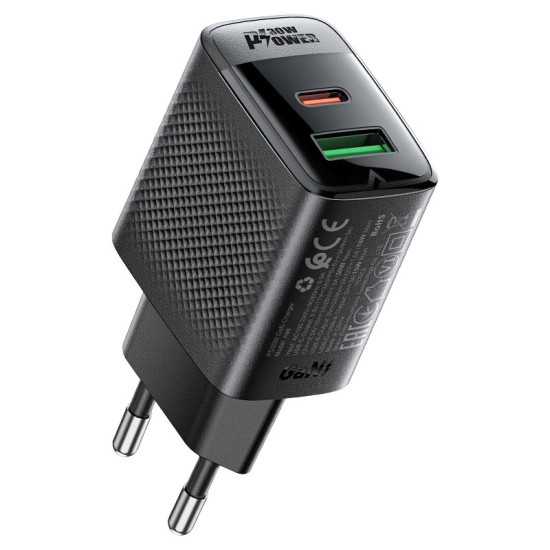 ACEFAST A98 PD30W GaN (USB-C+USB-A) charger (EU) ACEFAST A98 PD30W GaN (USB-C+USB-A) charger (EU)