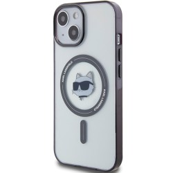 Karl Lagerfeld KLHMP15SHCHNOTK iPhone 15 6.1" transparent hardcase IML Choupette`s Head MagSafe Karl Lagerfeld KLHMP15SHCHNOTK iPhone 15 6.1" transparent hardcase IML Choupette`s Head MagSafe