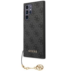 Guess 4G Charms Collection case for Samsung Galaxy S24 Ultra - black Guess 4G Charms Collection case for Samsung Galaxy S24 Ultra - black