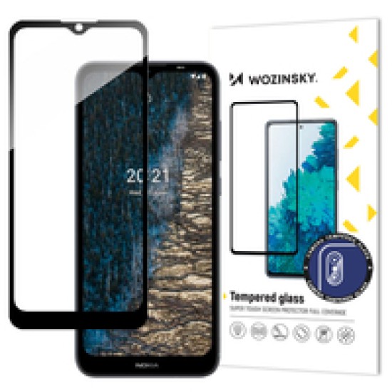 Wozinsky Full Glue Tempered Glass Nokia C20/C10 Full Screen Cover Black Wozinsky Full Glue Tempered Glass Nokia C20/C10 Full Screen Cover Black