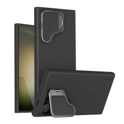 Nillkin CamShield Silky Prop Silicone Case for Samsung Galaxy S24 Ultra - black