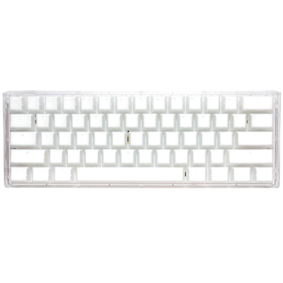 Ducky One 3 AURA WHITE (US) MINI Cherry SPEED SILVER Switch RGB LED