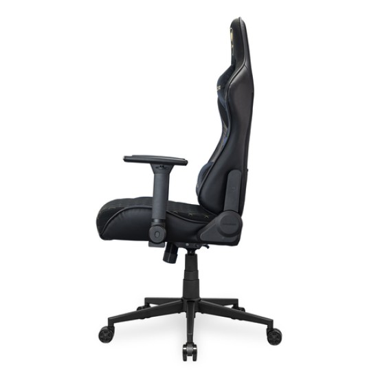 COUGAR Armor One V2 Gold F Gaming Chair, PVC/Fabric, Black
