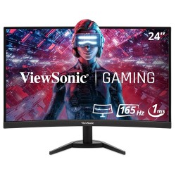 Viewsonic VX Series VX2418C computer monitor 61 cm (24\&amp;amp;quot;) 1920 x 1080 pixels LCD Black