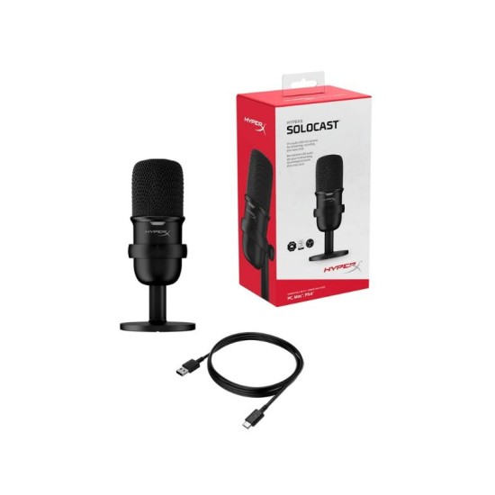 HyperX SoloCast USB Gaming Mircrophone - Black - 4P5P8AA